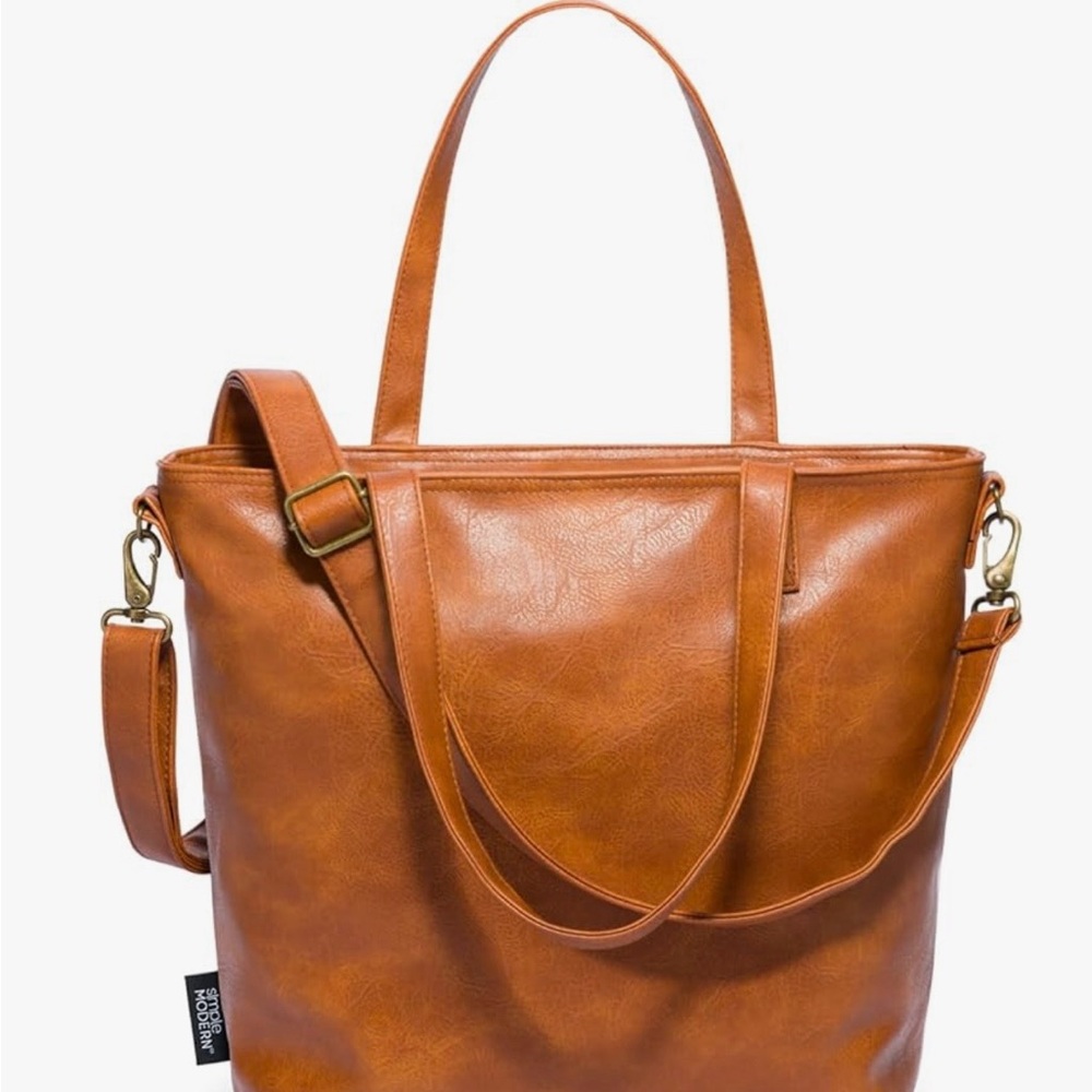 Simple Modern Vegan Leather Harper Medium Tote